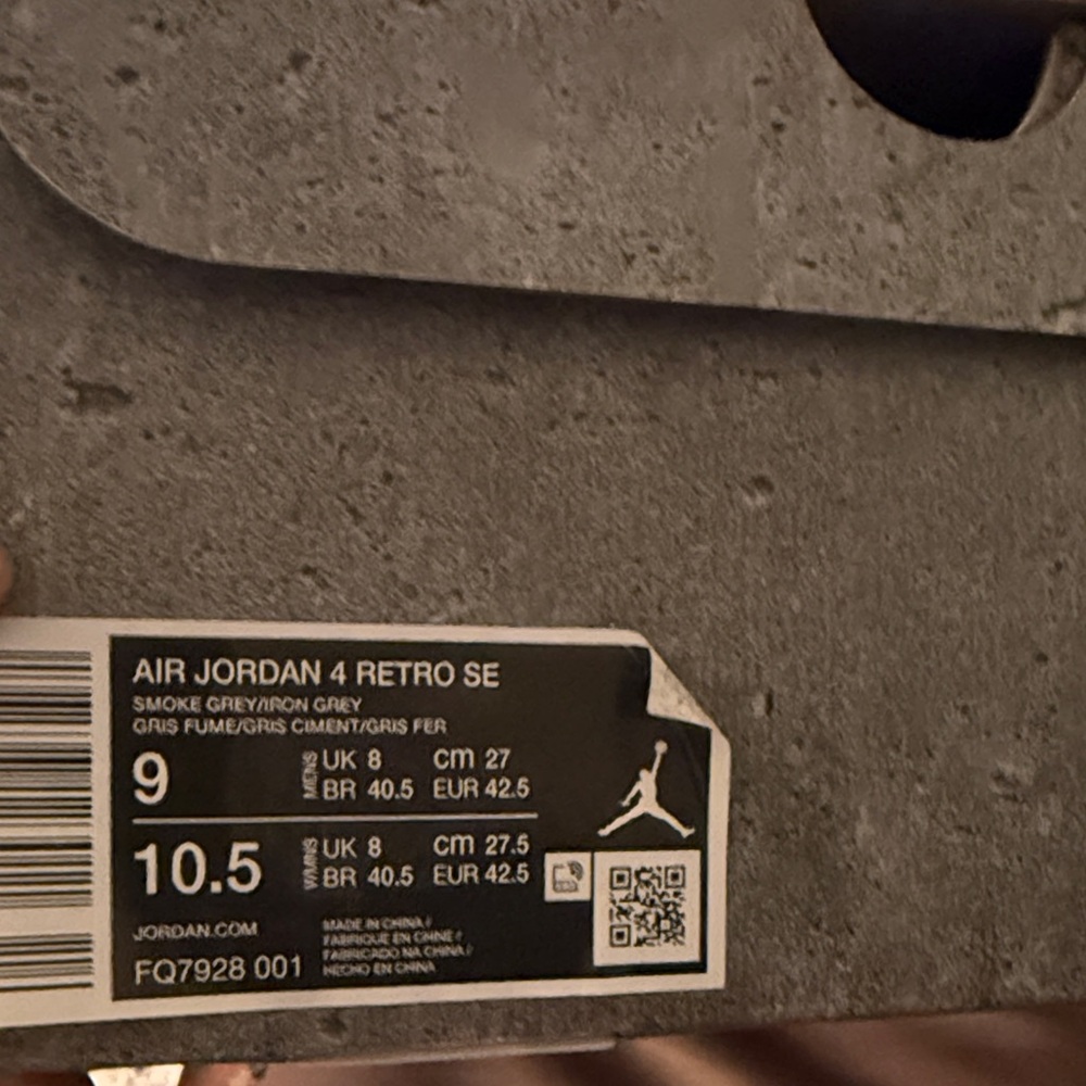 Jordan Air Jordan 4 Retro SE Smoke Grey
